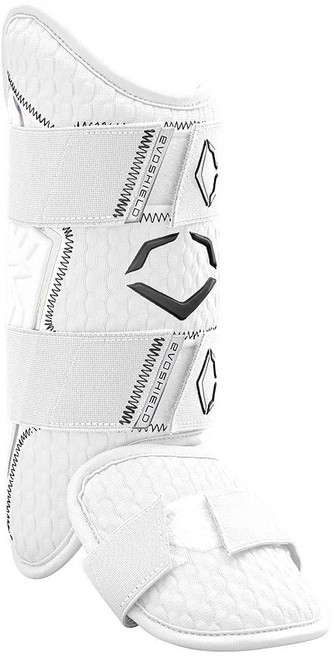 EvoShield Pro-SRZ 2 0 배터즈 레그 가드, White, Left Handed Hitter, 1개