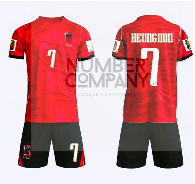 2627 한국축구 레드 홈 손흥민 축구 레플리카호환 유니폼
