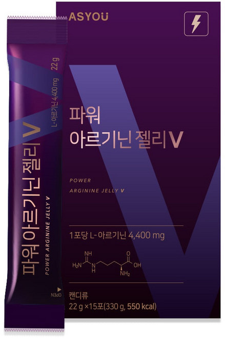 애즈유 파워아르기닌 젤리V, 330g, 1개