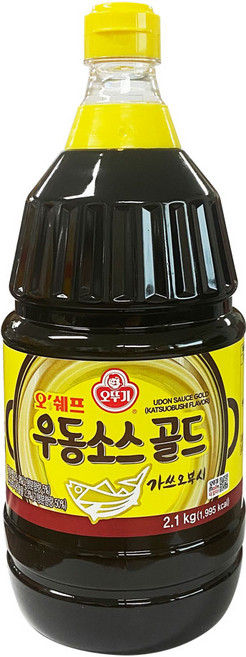 오뚜기 오쉐프 우동소스 골드, 2.1kg, 1세트