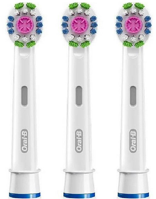 Oral-B 歐樂B 亮白拋光X型刷頭 3支入, 1盒, EB18PRX-3