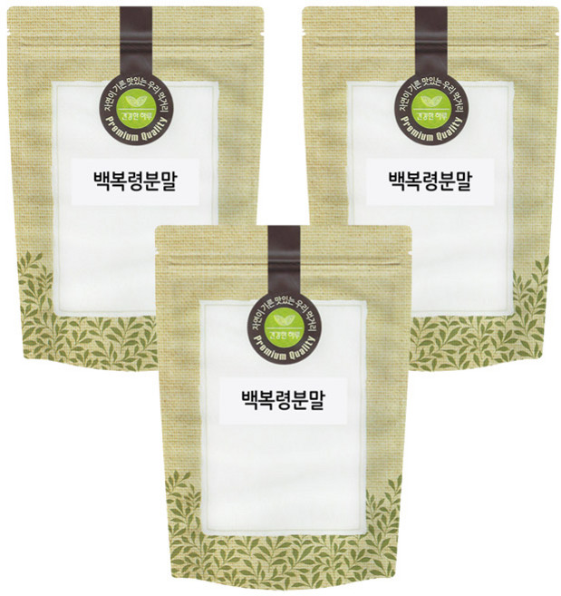 백복령 봉령 분말 가루 300g 국산 국내산, 3개