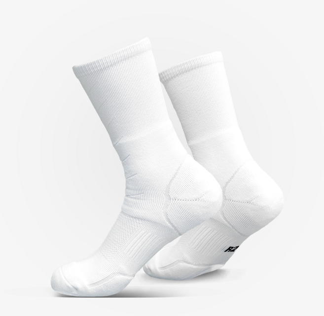 컴포트 아킬레스 앵클쉴드 발목보호 발바닥 충격완화 러닝 등산 마라톤 스포츠 양말, R3 (270-290mm), 화이트, 1개
