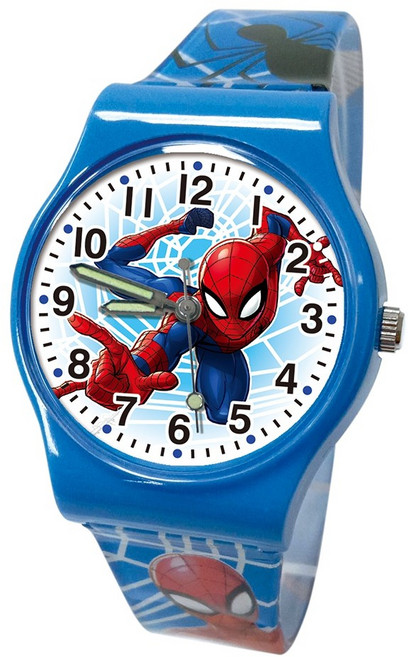 MARVEL 漫威 蜘蛛人 兒童手錶 藍色 大型