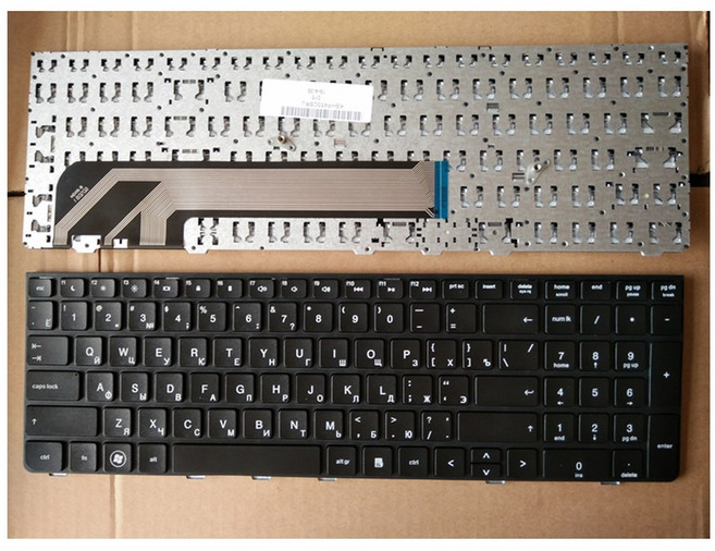 노트북 키보드 교체용 HP PROBOOK 4530 4530S 4730 4730S 4535S 4735s 어 및 노트북용 쿼티 RU, Black, 1개