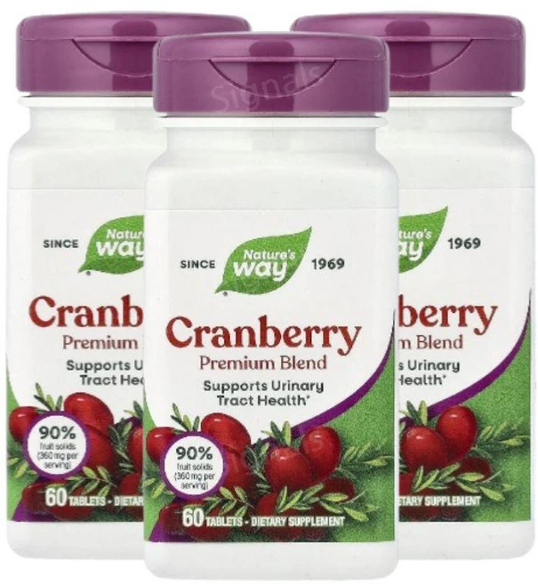 네이처스웨이 Cranberry 크랜베리 60정 3개 크렌베리 비타민C - 쿠팡