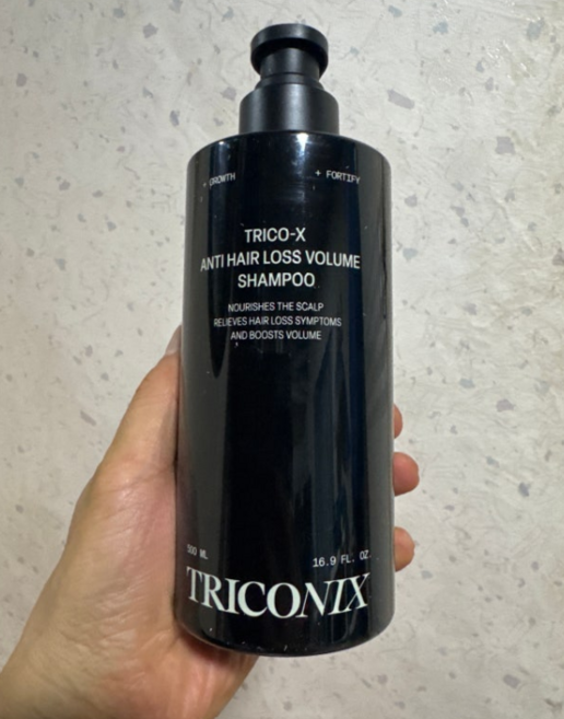트리코닉스 트리코엑스 볼륨 탈모 블랙 샴푸, 2개, 500ml