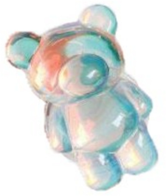 오로라 곰돌이 스마트톡, 1개, 블루