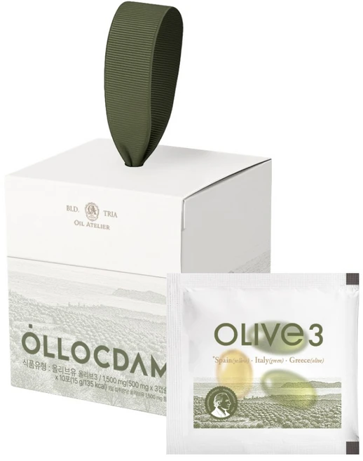 올록담 올리브3 EVOO 지중해 올리브오일 캡슐, 1박스, 30정 - 쿠팡