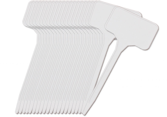 리빙투유 화분 이름표 15cm, 화이트