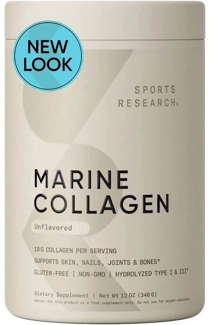 스포츠리서치 마린 콜라겐 펩타이드, 340g, 1개 - 쿠팡