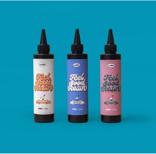 필굿 UV레진 200g 레진공예 네일아트 완전 무황변, 중점도 200g, 1개