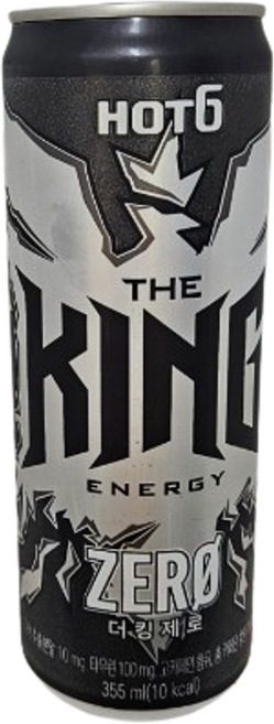 롯데칠성음료 핫식스 더킹 제로 에너지음료, 355ml