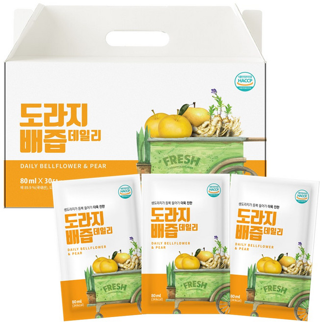 물넣지않은 도라지배즙 데일리, 2.4L, 1개