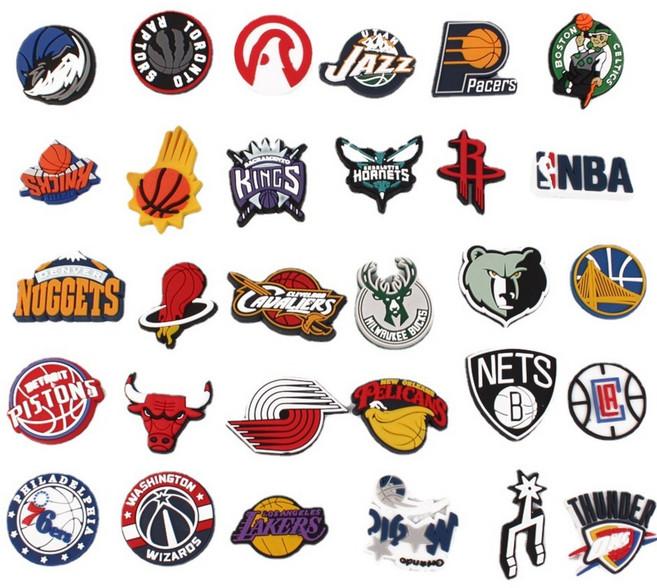 젤리포크 스포츠 농구 팀 로고 운동 파츠 참 신발 악세사리 실내화 꾸미기