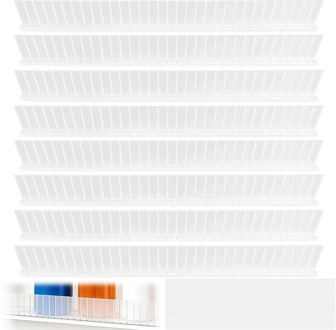 8개 세트 가구용 장난감 차단기 40*4cm 소파 바닥 보호용 투명 가림판 소파 아래 투명 차단판 소파 가구 아래 물건이 들어가는 것을 방지하는 차단 장치
