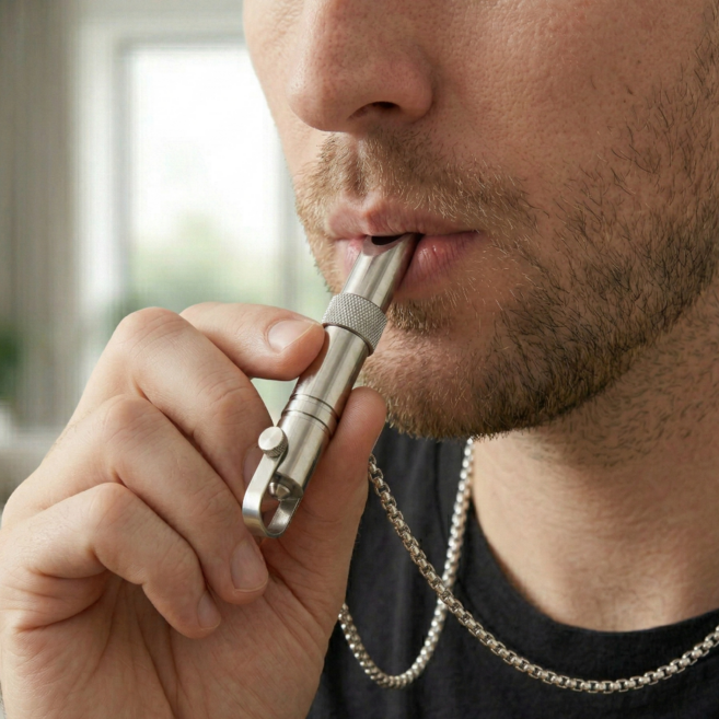 지코멧 금연 파이프 목걸이 파이프스틱