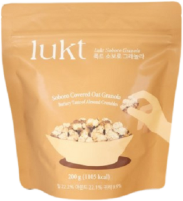 룩트 소보로 그래놀라 대용량, 200g, 1개