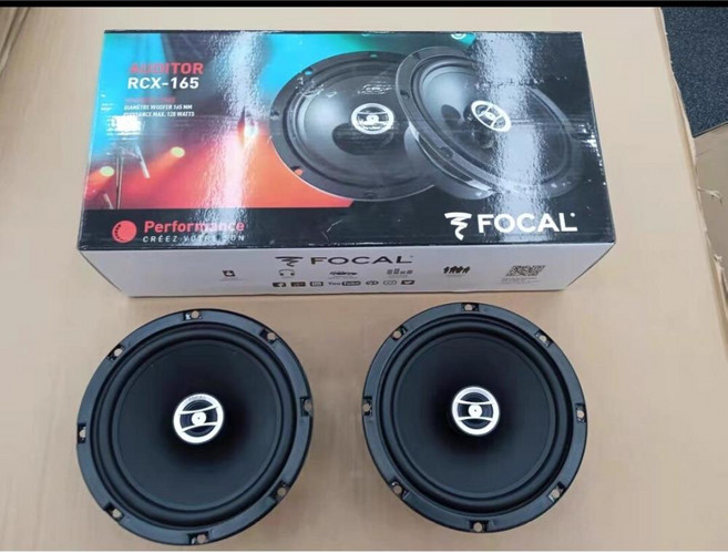 포칼 FOCAL RSE165 RCX165 자동차 스피커 6.5인치 자동차 차량용 오토바이 미드우퍼, 동축세트(뒷문), 1개