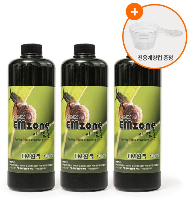 EM원액 천연효소 프리미엄 원액 3병세트, 3개, 1L
