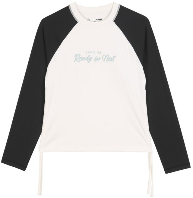 에어워크 주니어 여름 초등 주니어 남녀공용 래쉬가드 시원한 긴팔 티셔츠 2colors