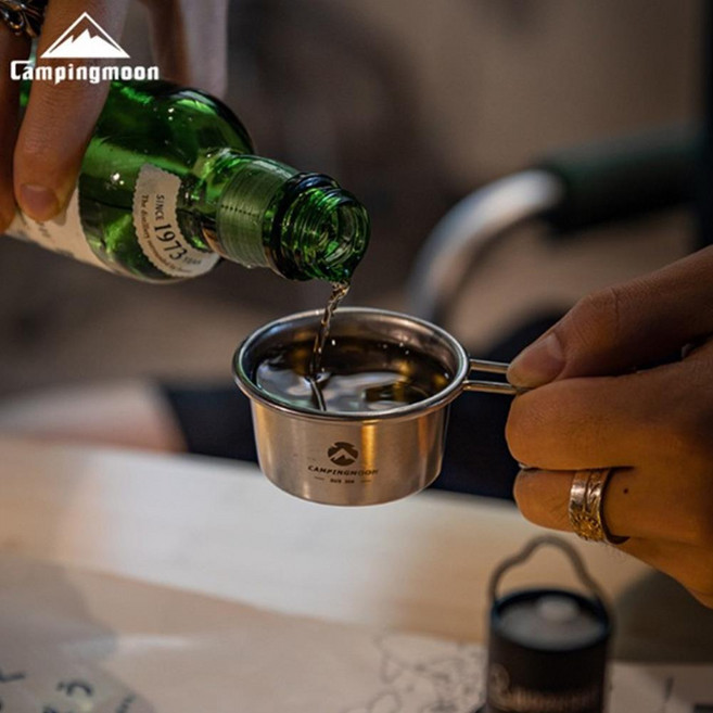 캠핑잔 캠핑문 304스텐레스 시에라 소주잔 S050 시에라소주잔 시에라잔 캠핑컵 캠핑소주잔 캠핑잔, 상품선택, 1개