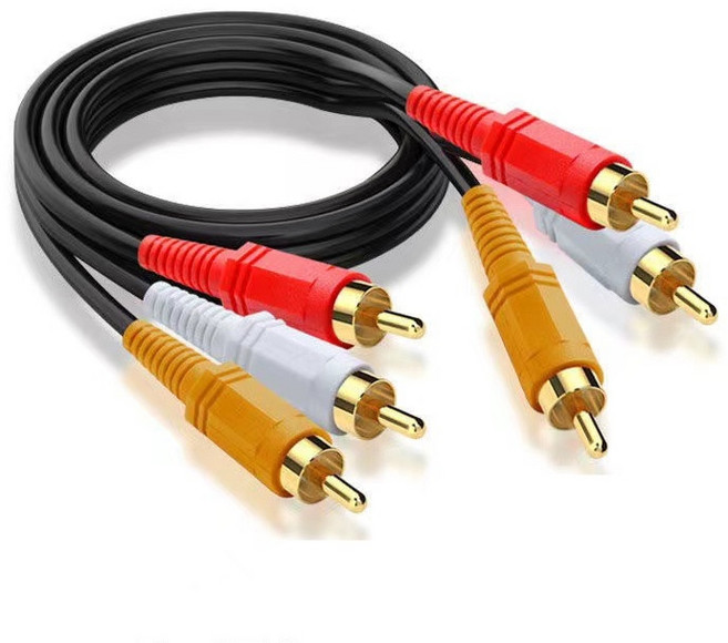 電池哥 AV轉HDMI高清轉換器 舊設備轉接神器, 1個, RCA to RCA線1.5米, RCA to RCA線1.5米