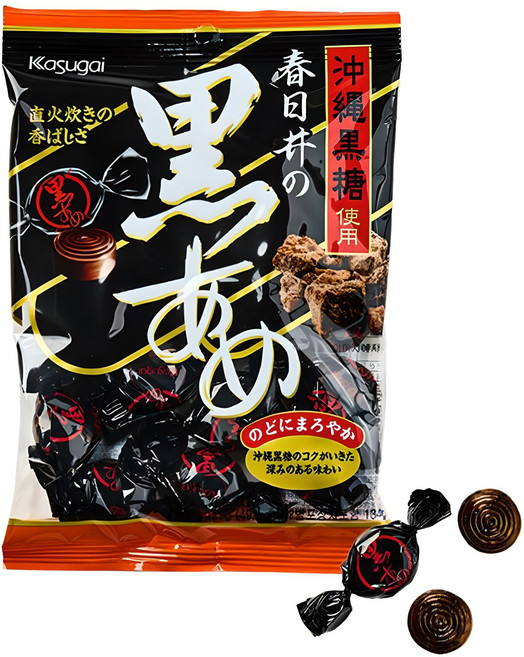 카수가이 구로 아메 흑설탕 사탕, 129g, 1개