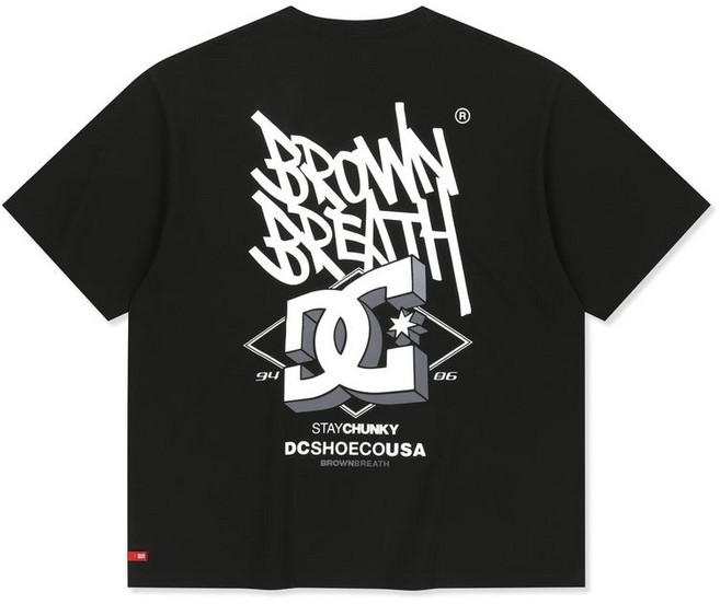 브라운브레스 BXD CHUNKY TEE - 블랙