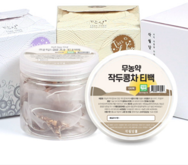 참건강마을 작두콩차(무농약) 10티백(10g) (답례품 선물세트), 8개, 1g, 10개입