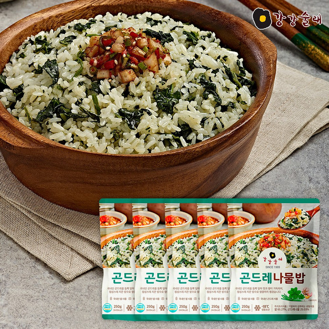 강강술래 곤드레나물밥 250g, 5개