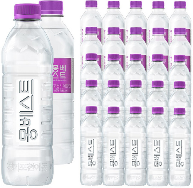 몽베스트 생수, 500ml, 80개