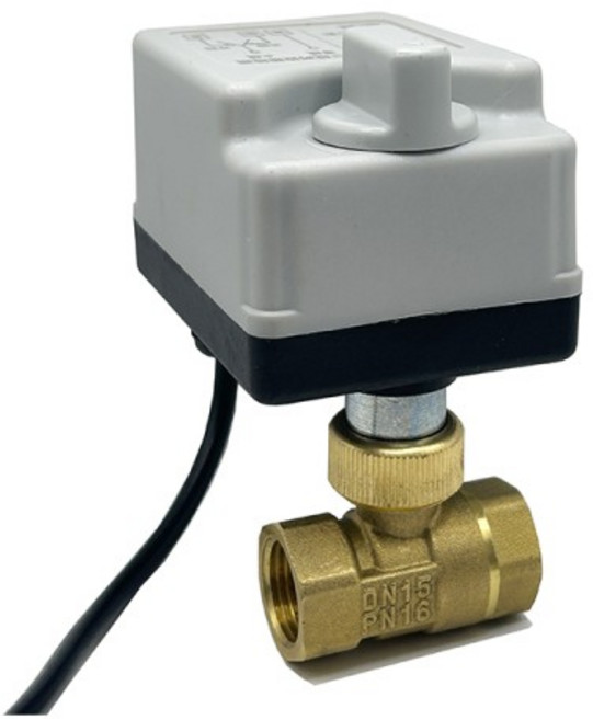 1/2 "수동 스위치가 양방향 전동 볼 밸브 220V 12V 24V 황동 전기 3 선 2 포인트 제어, 02 220VAC, 1개