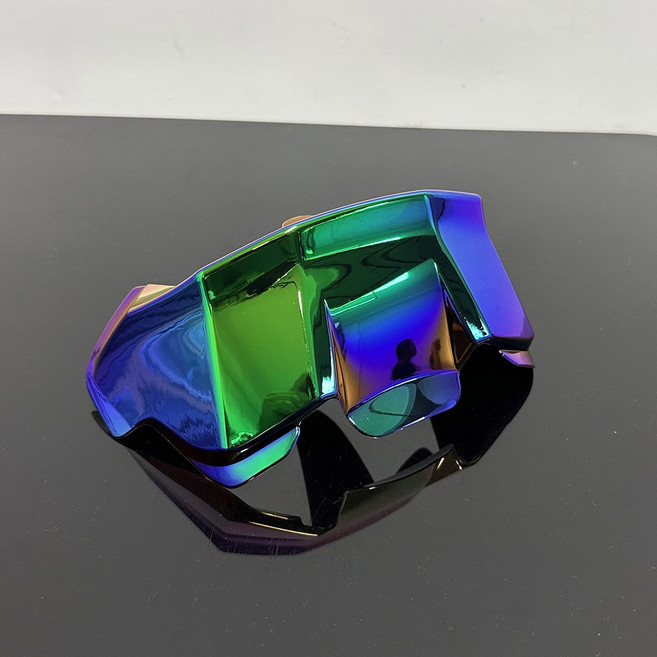 아라이 호환 RX7X RX-7X VRam RX7V RX7용 오토바이 리어 헬멧 스포일러, Green