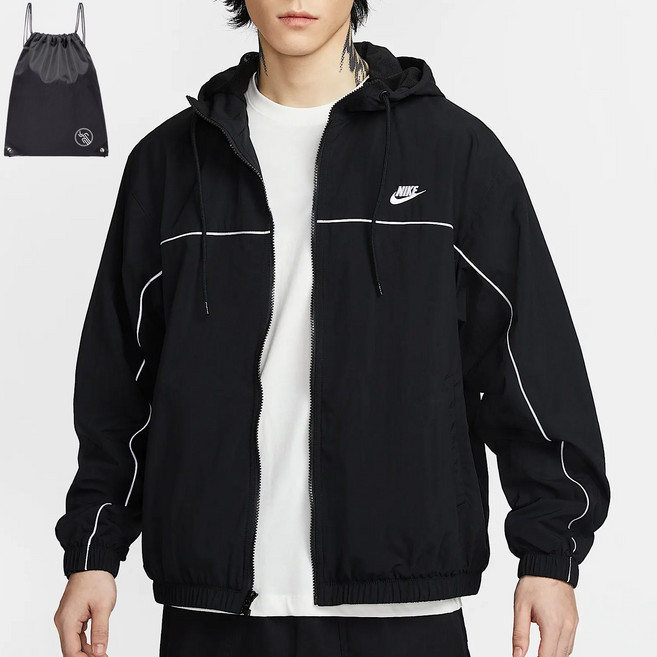 나이키 레트로 메쉬안감 간절기 남성 자켓 윈드브레이커 바람막이 (PGN짐쌕가방 지급)