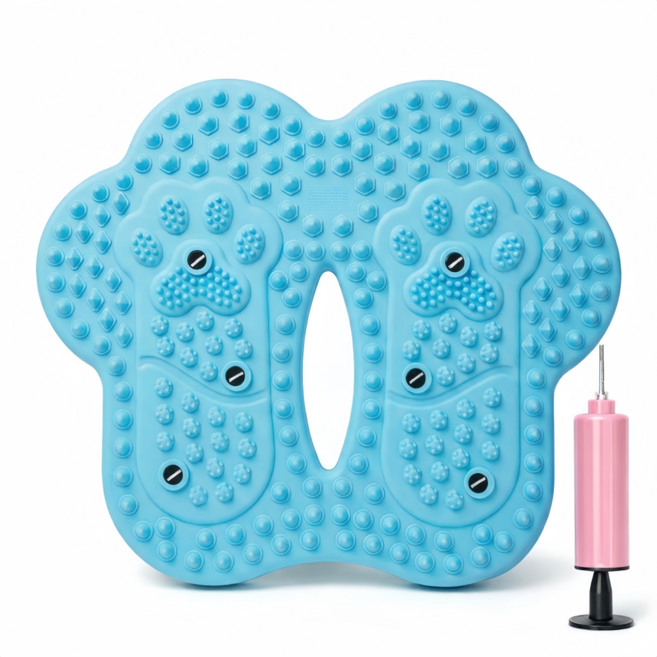 발지압 스텝퍼 지압판 당지압 요법 붓기 개선 스텝퍼, 파랑색, 1개