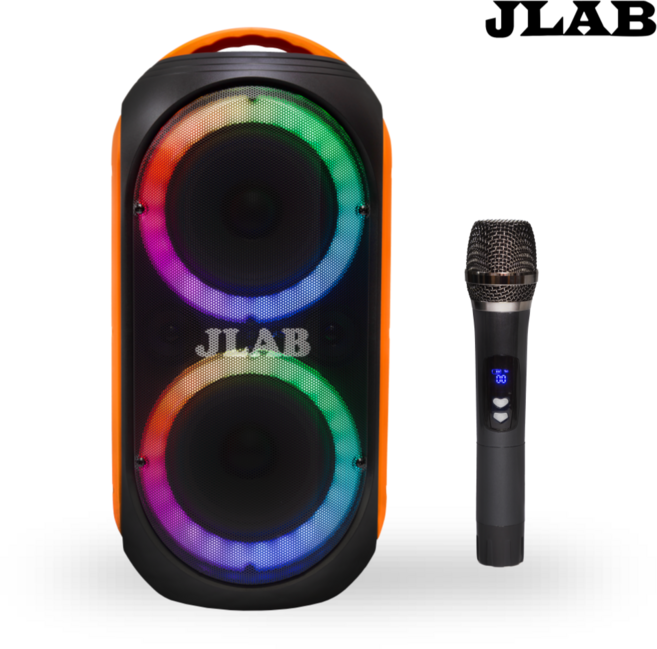 JP-120BL 휴대용 블루투스 스피커 300W 무선 앰프 행사용 버스킹 USB, 전용 무선마이크 포함