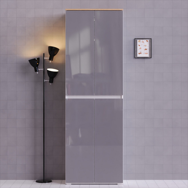 더나무 키큰 신발장 모음 [더나무] 600 신발장 대, 다몰 그레이 600