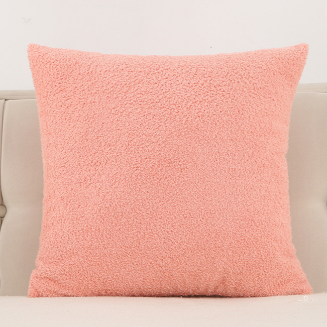 빅무드 파스텔 뽀글이 쇼파 쿠션 커버