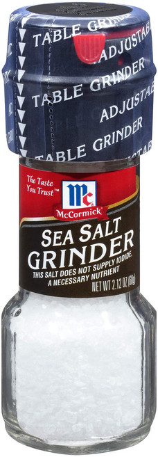 맥코믹 천일염 그라인더 McCormick Sea Salt Grinder, 1개, 180g