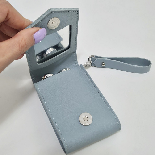 별별리빙샵 립스틱 파우치 거울 내장