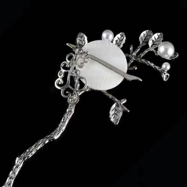 여성용 빈티지 헤어 스틱 헤어클립 고대 델 루나 호텔 한국 패션 헤어핀 피어싱 맨 IU TV 드라마 25, 1개, 01 style2