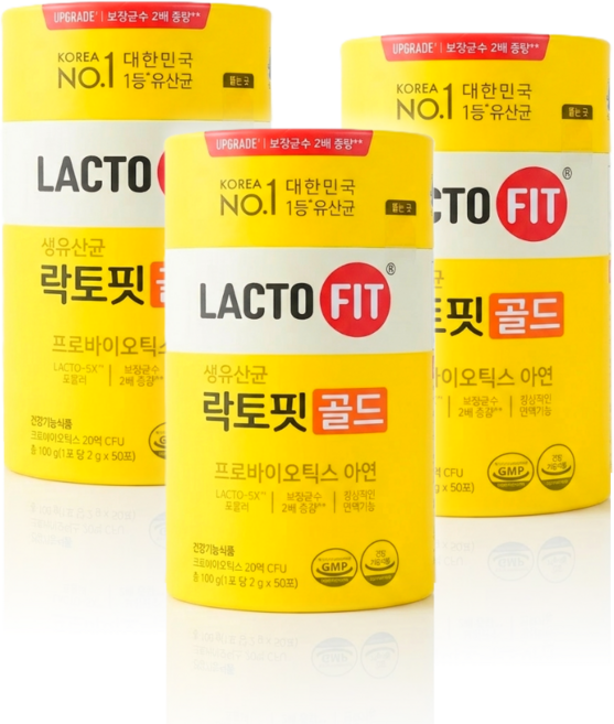 종근당건강 락토핏 골드 유산균 150일분 SL043, 3박스