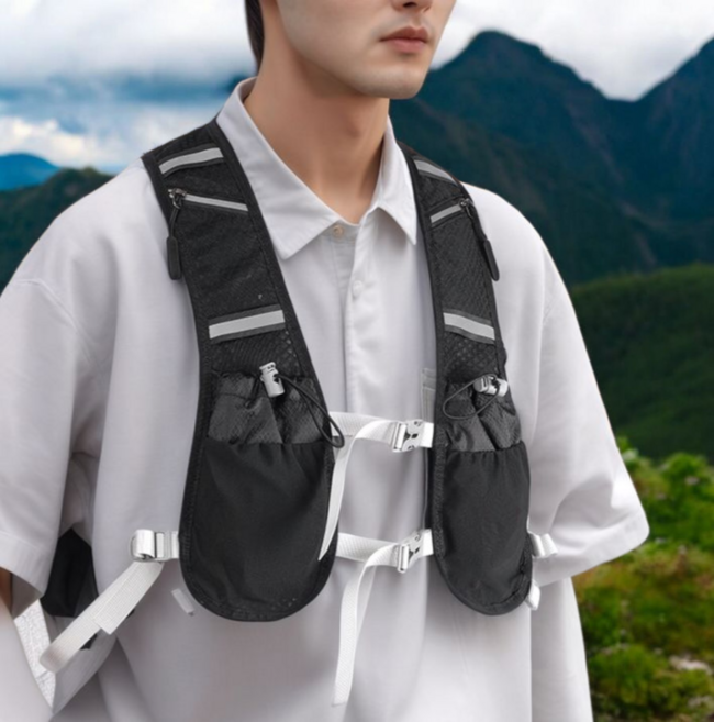 [위펀] 초경량 등산 조끼 봄여름 야외 활동 낚시 자전거 러닝 조끼 등산 가방 남여공용