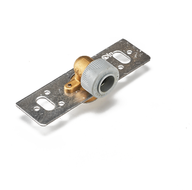 PB 에이콘 황동 단구 수전구 일자 수도 배관 자재 매립 노출, 1개