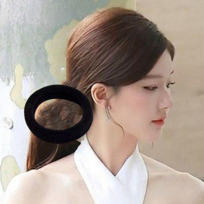 衕款白色方形風車大腸髮圈女韓係紮低馬尾頭花髮繩方巾頭繩台灣熱銷