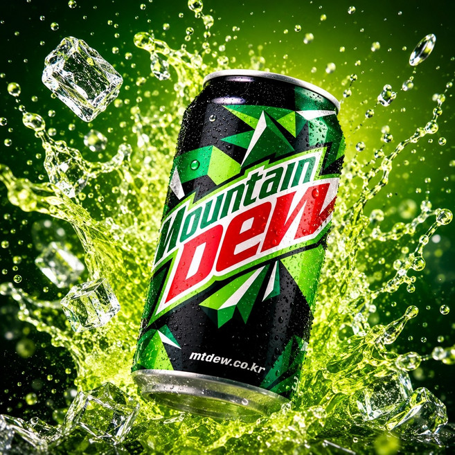 롯데칠성음료 마운틴듀 355ml x 24개입 뚱캔 탄산음료