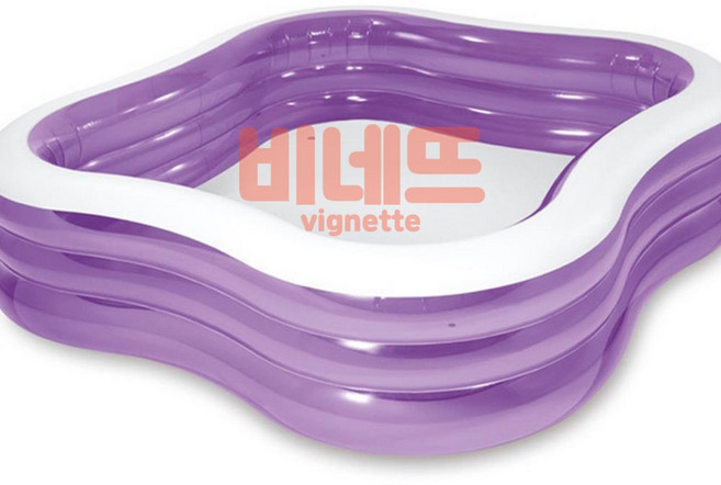 인텍스 투명 사각 풀장 수영장