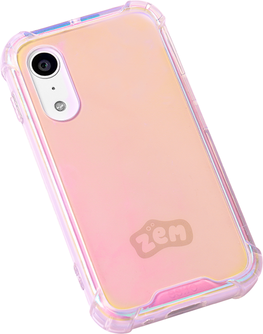 잼폰 키즈폰 오로라 범퍼 투명 케이스