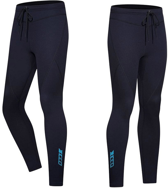 남성 및 여성 잠수복 바지 1.5mm/3mm 네오프렌 롱 팬츠 보온성 유지 서핑 카약 수영 다이빙 카누용 다이빙 바지